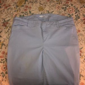 Womens pixie baby blue pants size 14